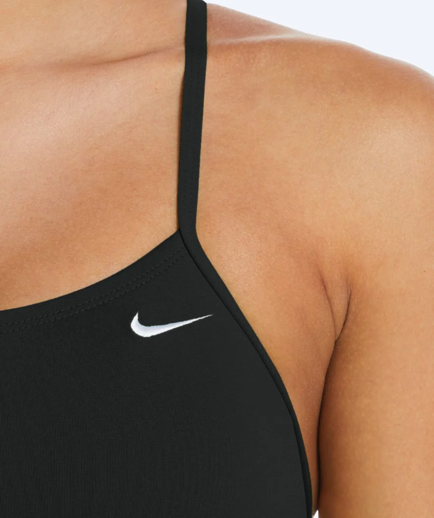 Nike strój kąpielowy dla kobiet - Hydrastrong Cutout - Czarny - Image 4