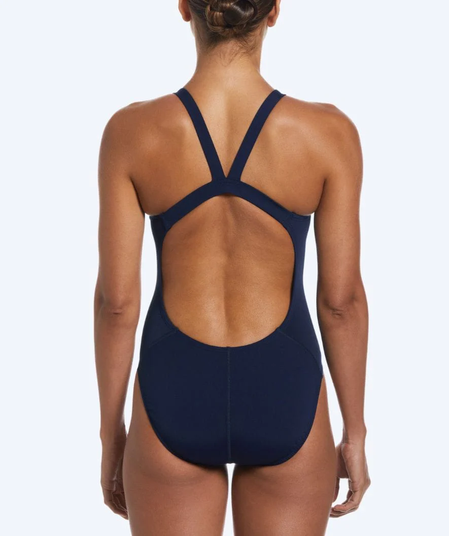 Nike strój kąpielowy dla kobiet - Hydrastrong Fastback - Ciemnoniebieski - Image 2