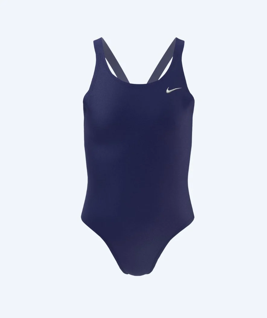 Nike strój kąpielowy dla dziewczynek - Hydrastrong Fastback - Ciemnoniebieski - Image 2