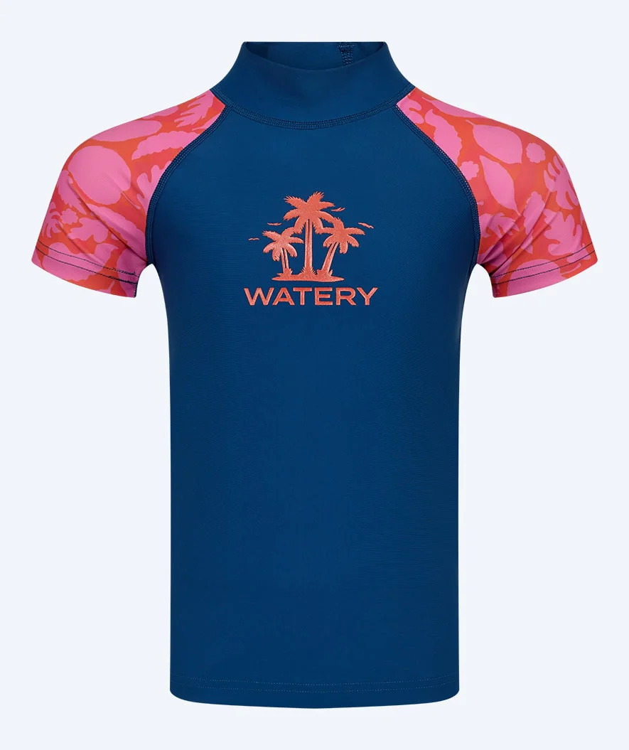 Watery koszulka UV dla dzieci - Osiris Kortærmet Rashguard - Różowy/ciemnoniebieski - Image 3