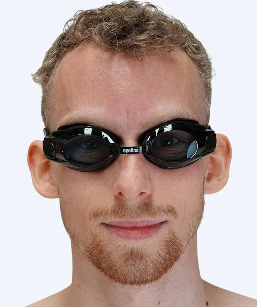 Primotec okulary do pływania dla dorosłych krótkowidzów - (-1.0) do (-8.0) - Czarny (dymna soczewka) - Image 3