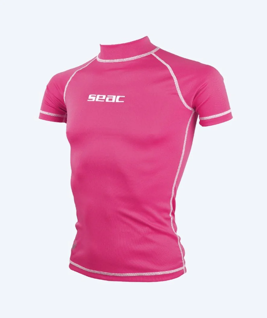 SEAC koszulka UV dla dzieci - T-Sun Short - Różowy/Biały - Image 3