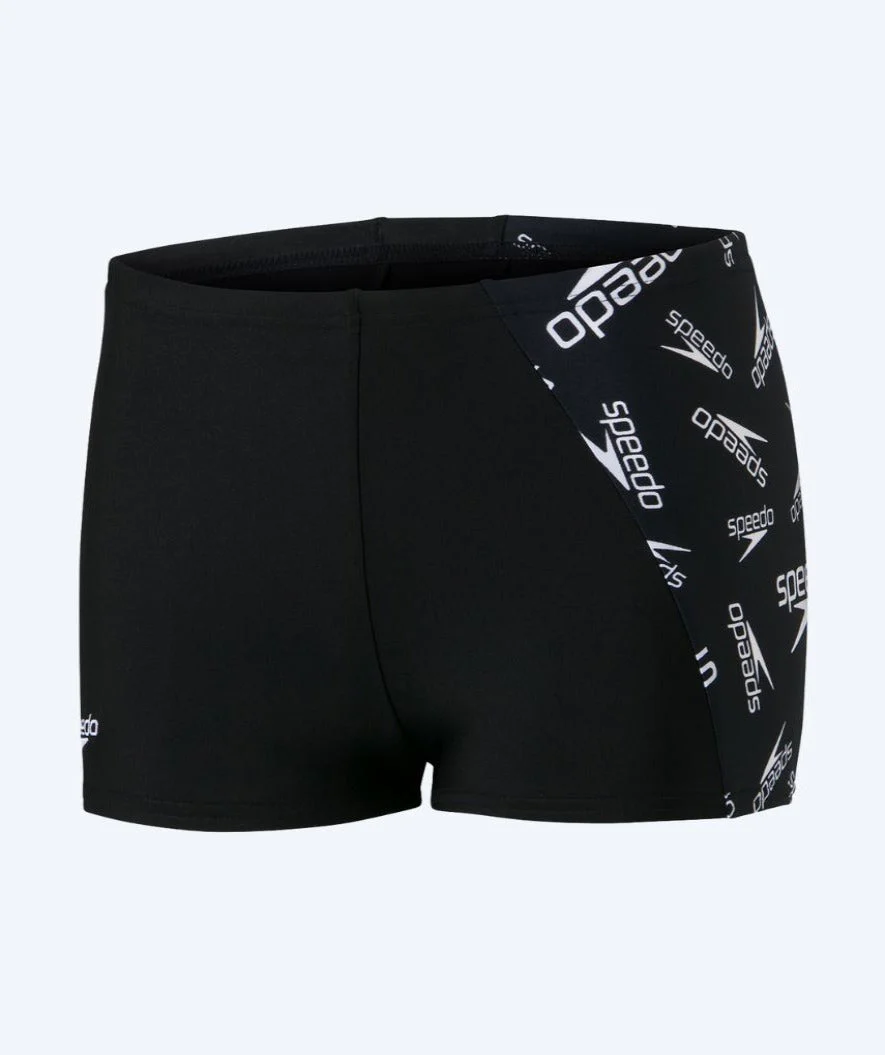 Speedo bokserki kąpielowe dla chłopców - Allover Panel - Czarny/biały - Image 5