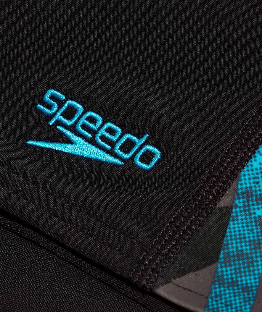 Speedo bokserki kąpielowe dla chłopców - Hyperboom Panel - Czarne/niebieskie - Image 8