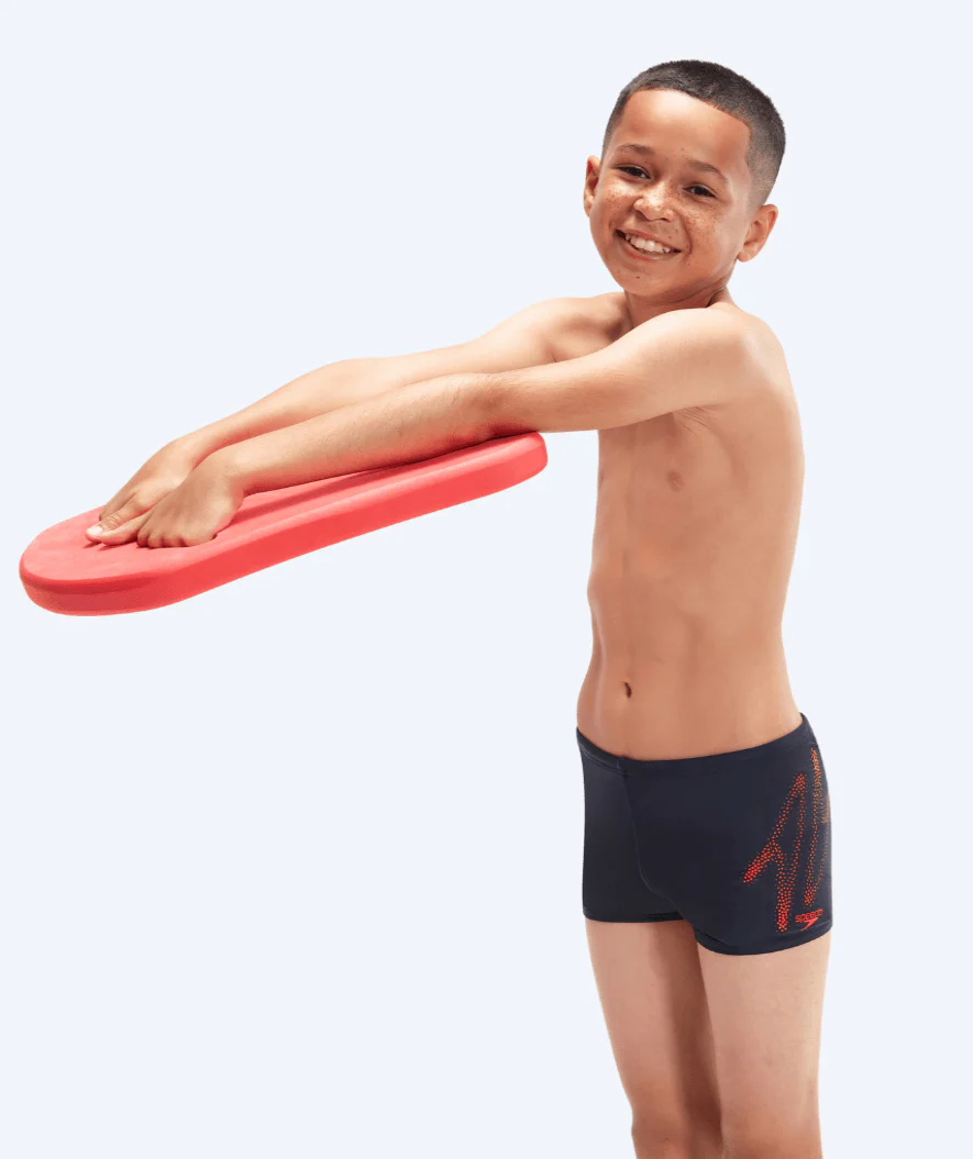 Speedo bokserki kąpielowe dla chłopców - Hyperboom Placement - Niebieski/czerwony - Image 4