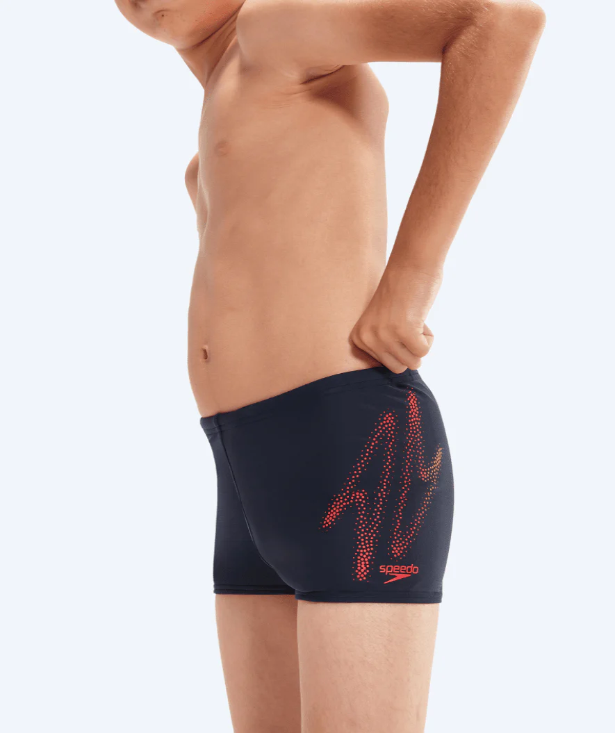 Speedo bokserki kąpielowe dla chłopców - Hyperboom Placement - Niebieski/czerwony - Image 7