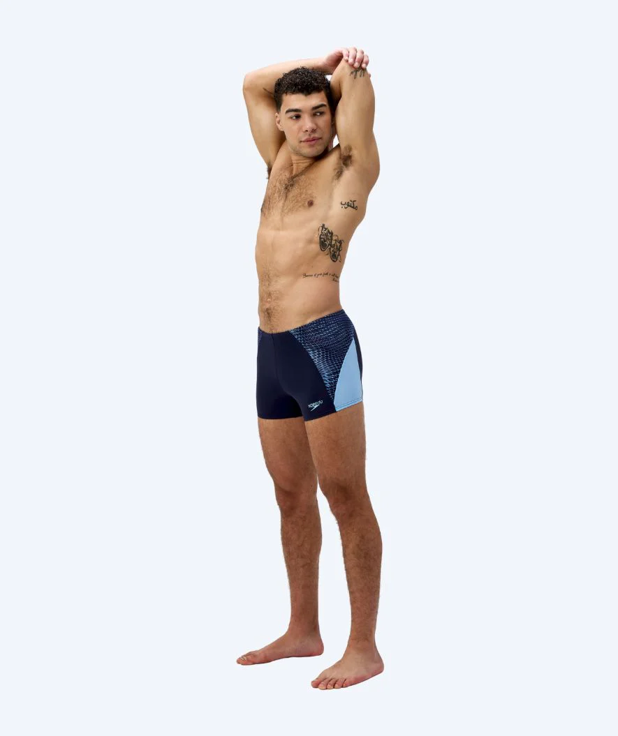 Speedo bokserki kąpielowe dla mężczyzn - Endurance Max Splice - Ciemnoniebieski/niebieski - Image 3