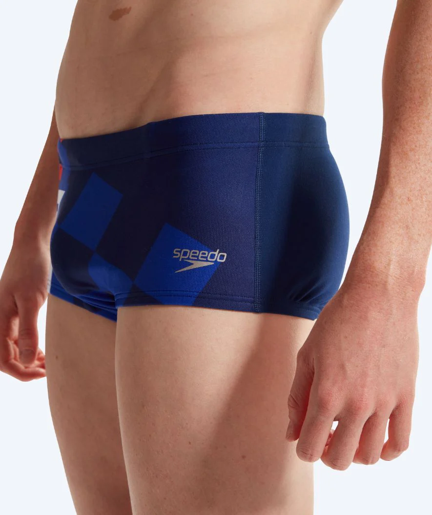 Speedo bokserki kąpielowe dla mężczyzn - Placement Digital - Niebiesko/czerwone - Image 3