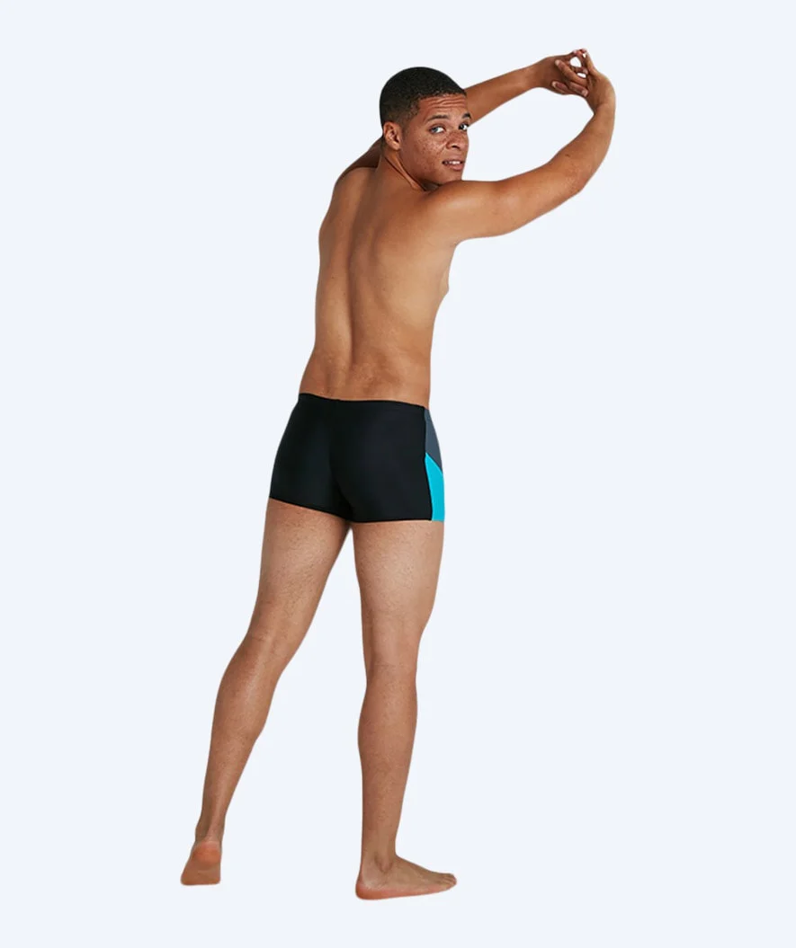 Speedo bokserki kąpielowe męskie - Dive - Czarny/niebieski - Image 2