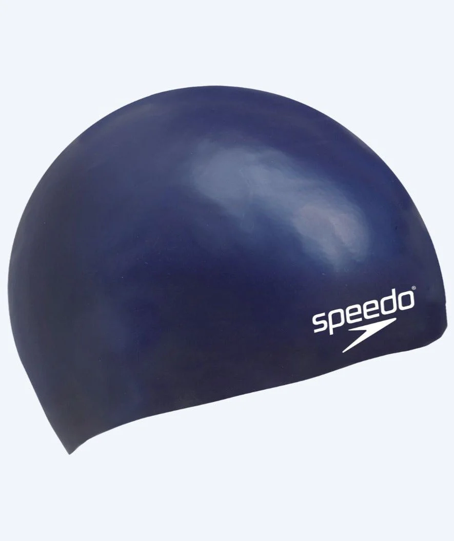 Speedo czepek do pływania dla juniora (6-16 lat) - Plain - Ciemnoniebieski - Image 3