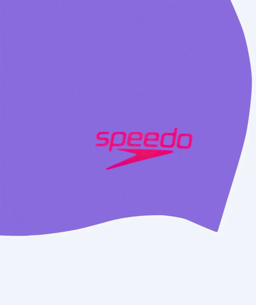 Speedo czepek do pływania dla juniora (6-16 lat) - Plain - Fioletowy - Image 2