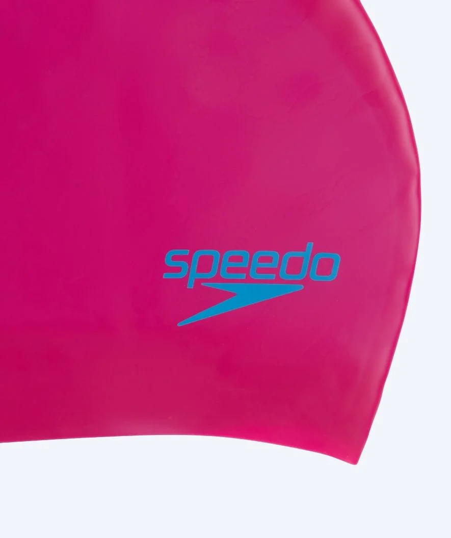 Speedo czepek do pływania dla juniora (6-16 lat) - Plain - Różowo/niebieski - Image 3