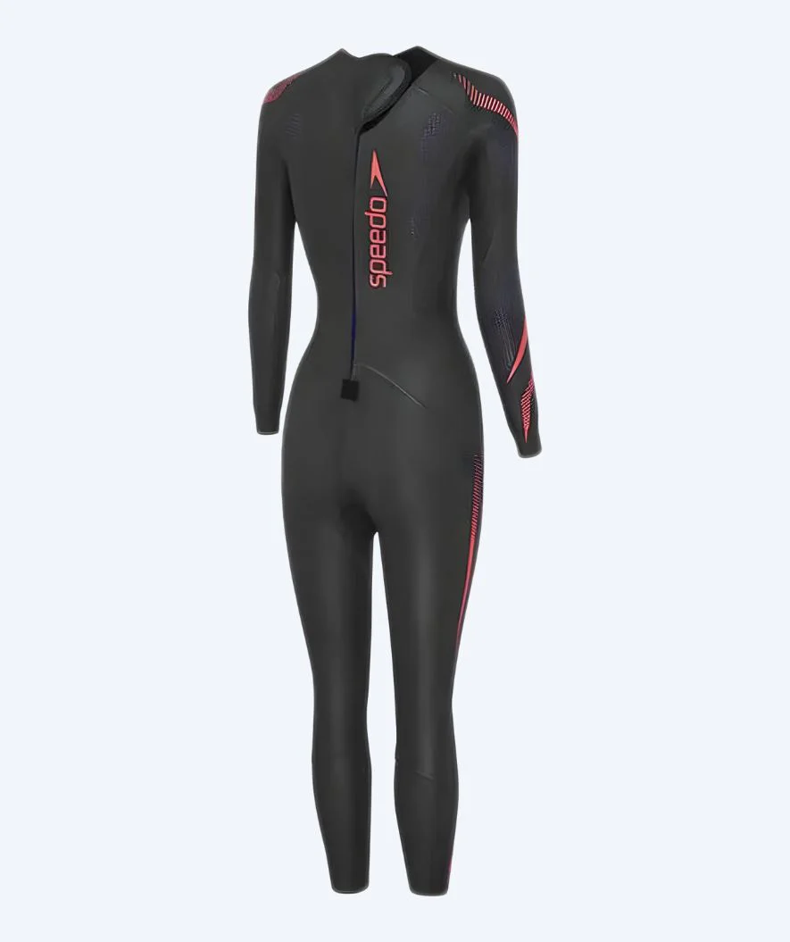 Speedo pianka do pływania dla kobiet - Xenon - Czarny/Czerwony - Image 2