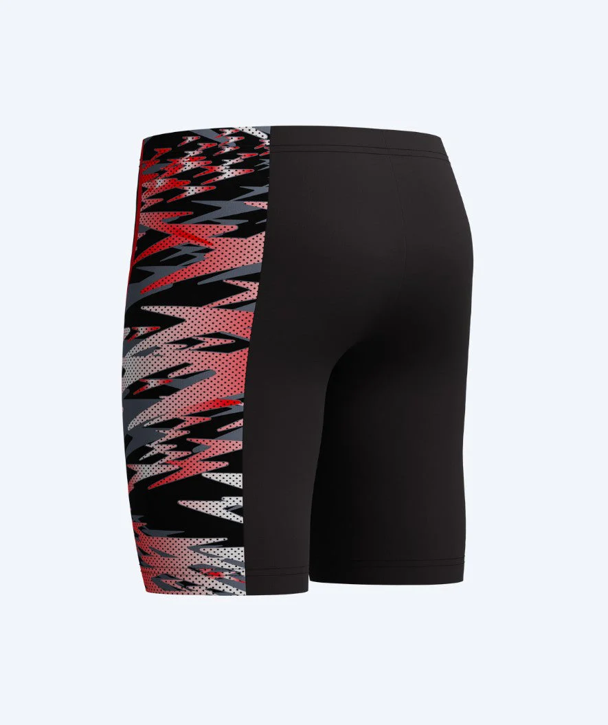 Speedo długie kąpielówki dla chłopców - Hyperboom Splice - Czarny/Szary - Image 2