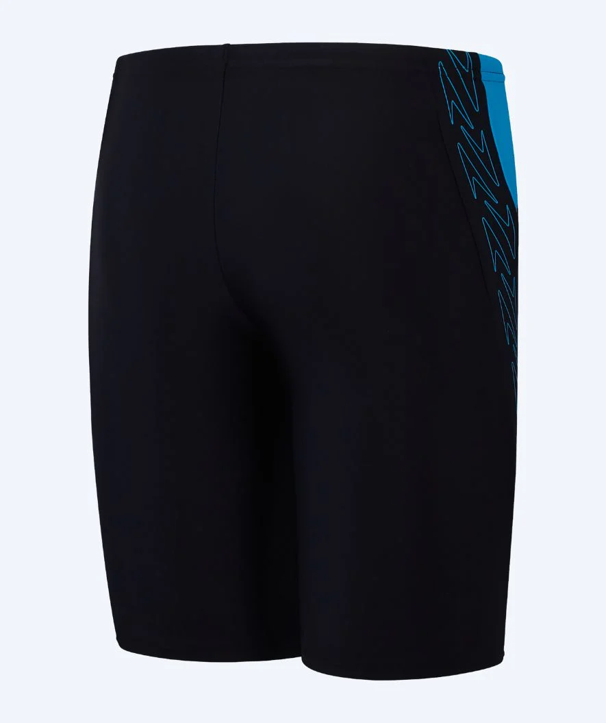 Speedo długie kąpielówki dla chłopców - Hyperboom Splice - Czarny/niebieski - Image 6