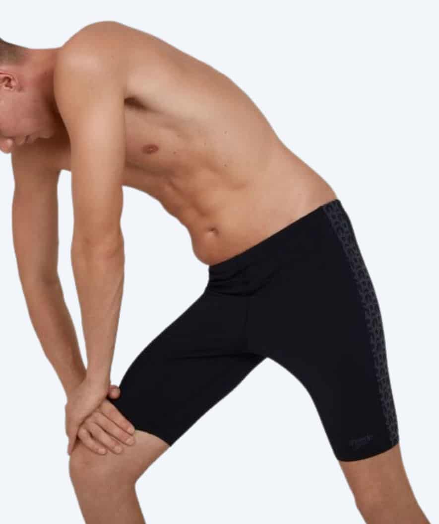 Speedo długie kąpielówki dla mężczyzn - Boomstar Splice - Czarny/szary - Image 2