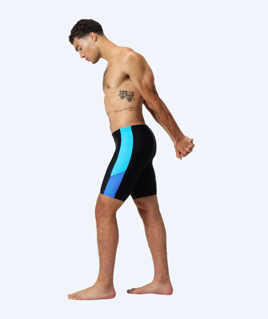 Speedo długie kąpielówki dla mężczyzn - Dive - Czarny/jasnoniebieski - Image 3