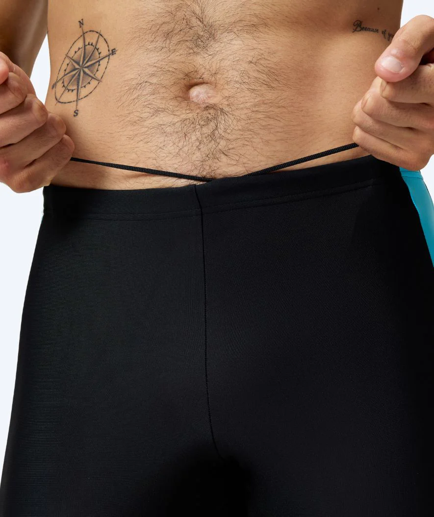 Speedo długie kąpielówki dla mężczyzn - Dive - Czarny/jasnoniebieski - Image 4