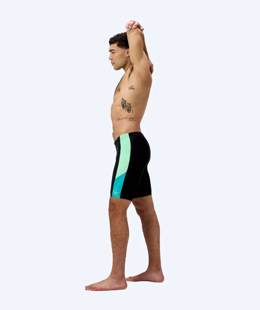 Speedo długie kąpielówki dla mężczyzn - Dive - Czarny/zielony - Image 3