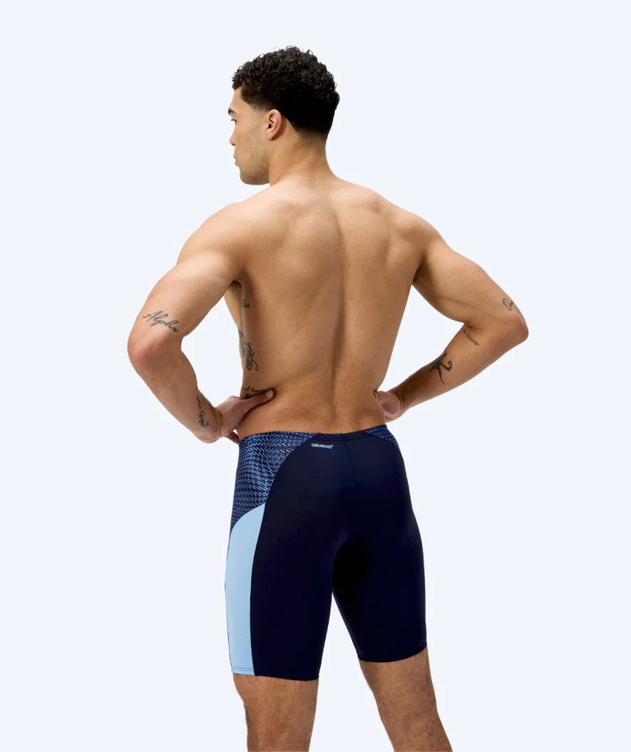 Speedo długie kąpielówki dla mężczyzn - Endurance Max Splice - Ciemnoniebieski/jasnoniebieski - Image 2