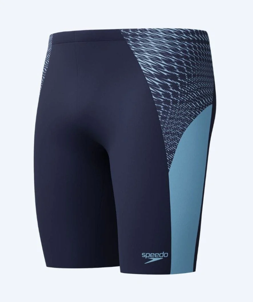 Speedo długie kąpielówki dla mężczyzn - Endurance Max Splice - Ciemnoniebieski/jasnoniebieski - Image 7