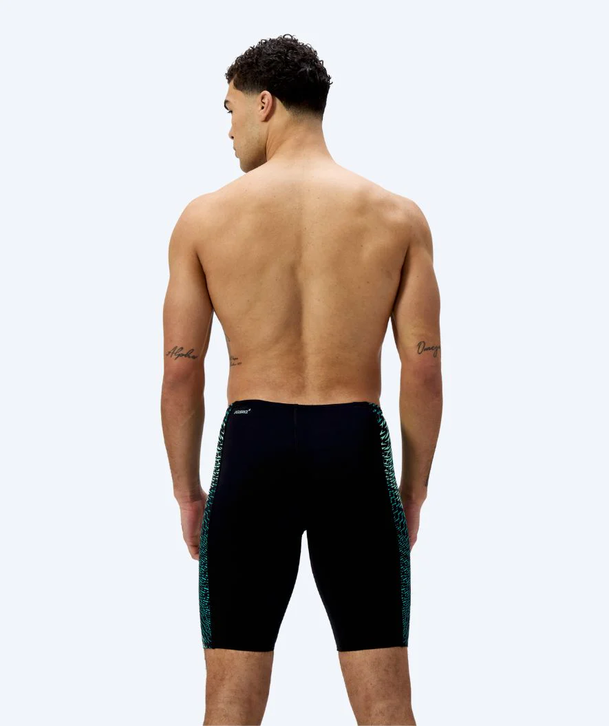 Speedo długie kąpielówki dla mężczyzn - Endurance Max Tech Pannel - Czarne/zielone - Image 2