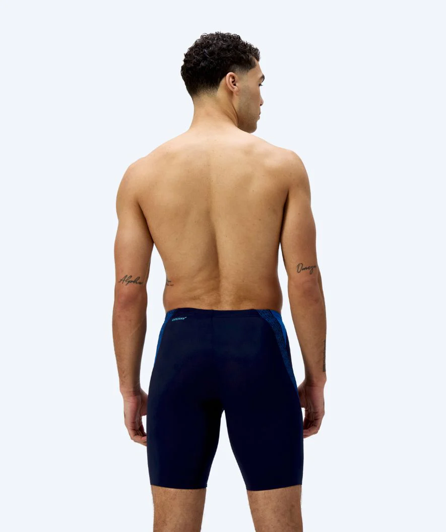 Speedo długie kąpielówki dla mężczyzn - Hyperboom Splice - Ciemnoniebieski/niebieski - Image 2