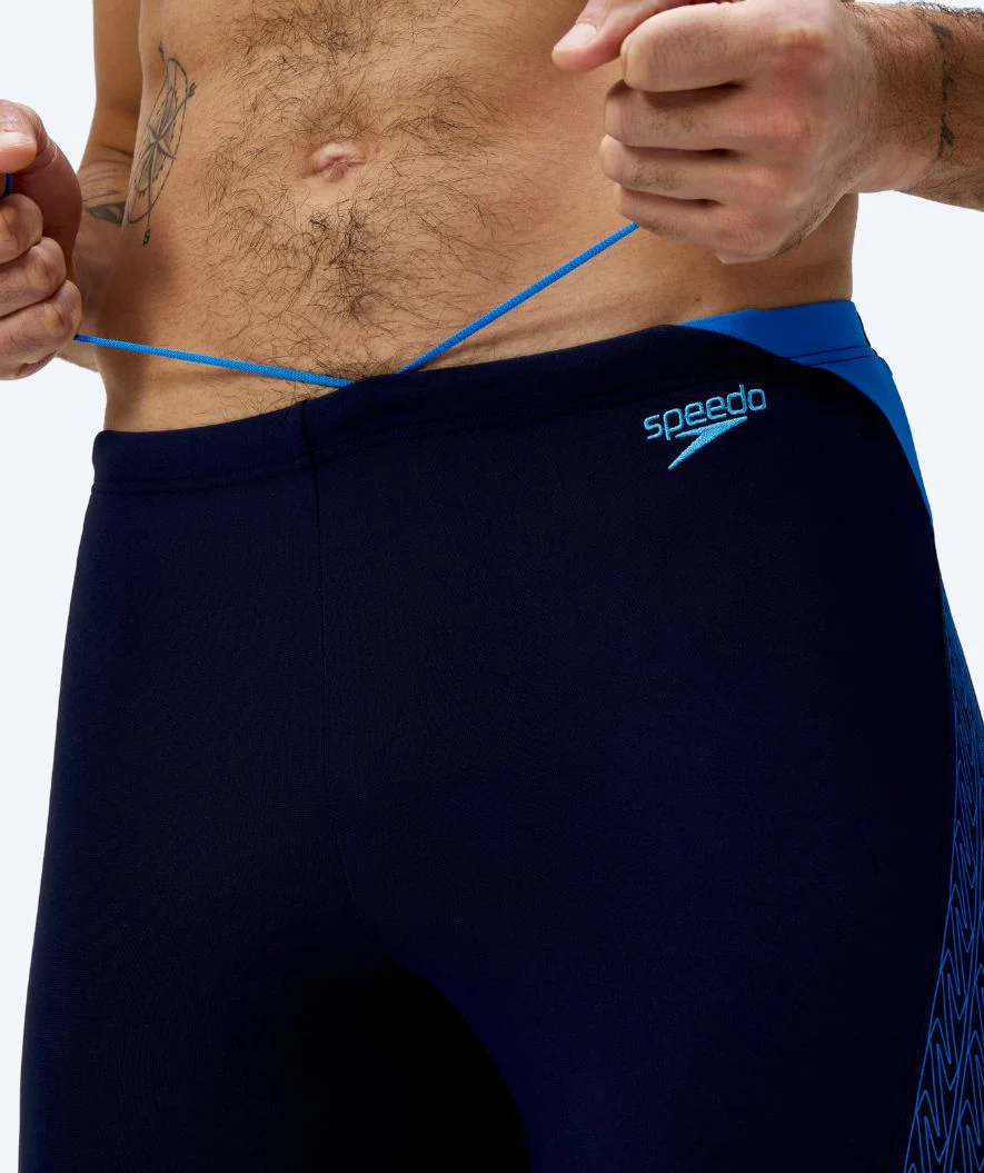 Speedo długie kąpielówki dla mężczyzn - Hyperboom Splice - Ciemnoniebieski/niebieski - Image 6