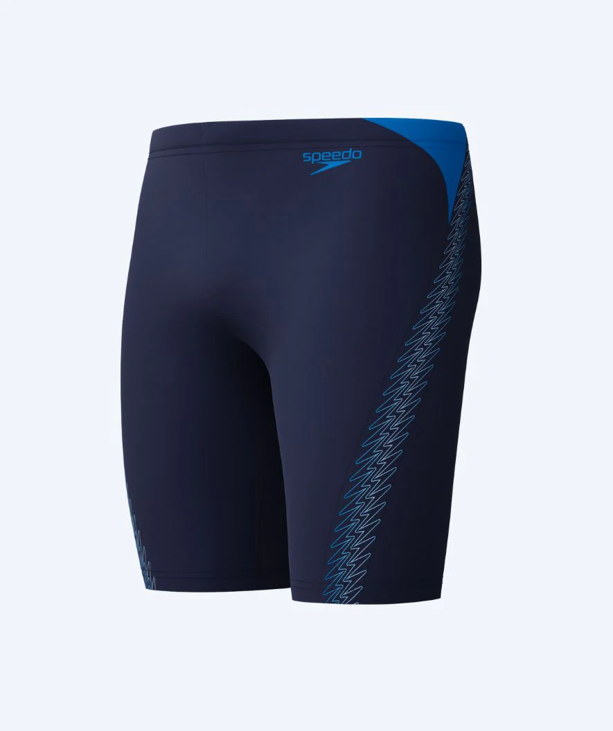 Speedo długie kąpielówki dla mężczyzn - Hyperboom Splice - Ciemnoniebieski/niebieski - Image 7