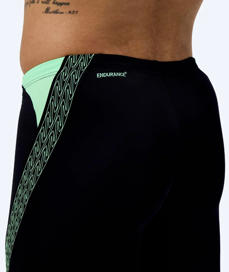 Speedo długie kąpielówki dla mężczyzn - Hyperboom Splice - Czarny/zielony - Image 6