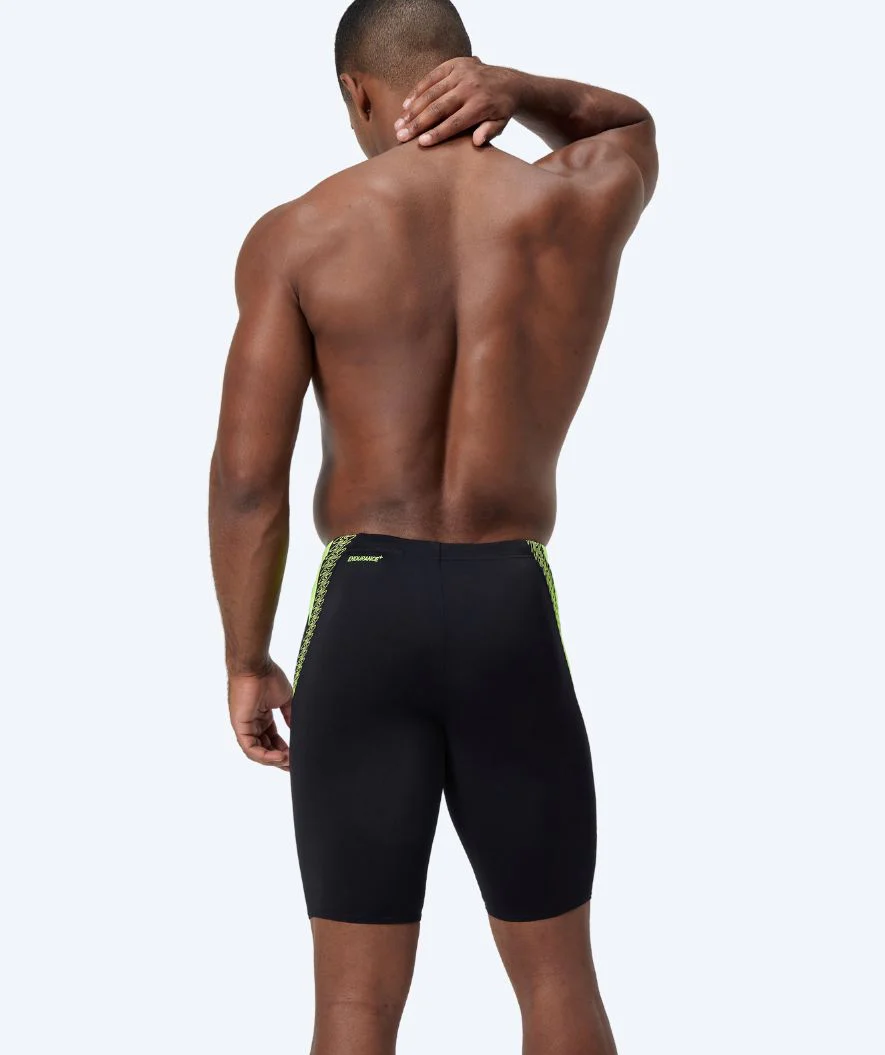 Speedo długie kąpielówki dla mężczyzn - Hyperboom Splice - Czarny/żółty - Image 2