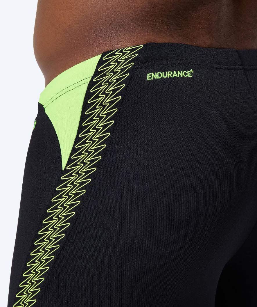 Speedo długie kąpielówki dla mężczyzn - Hyperboom Splice - Czarny/żółty - Image 6