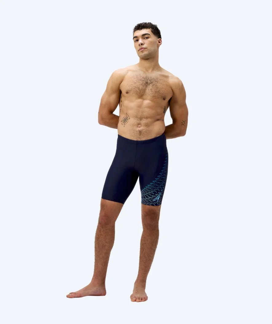 Speedo długie kąpielówki dla mężczyzn - Medley Logo - Ciemnoniebieski - Image 3