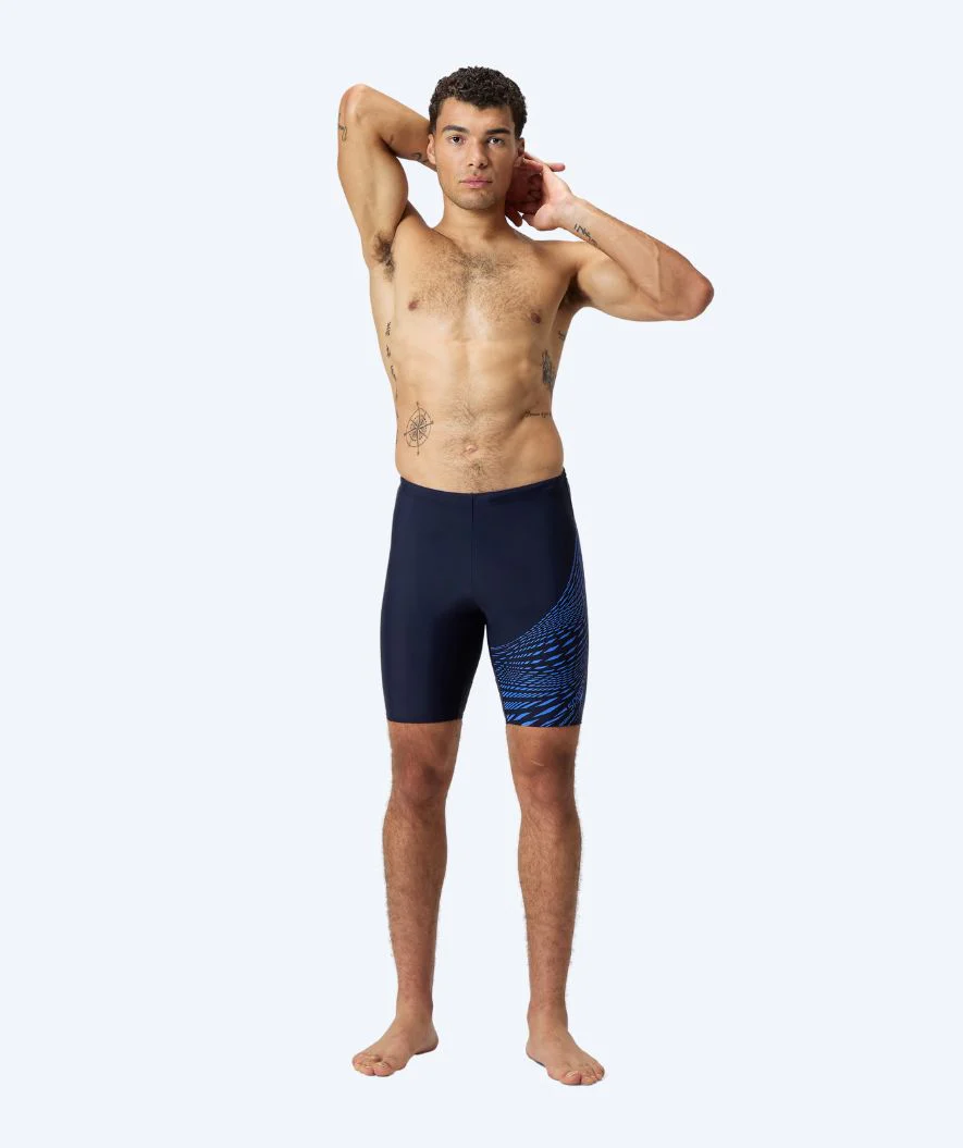 Speedo długie kąpielówki dla mężczyzn - Medley Logo - Ciemnoniebieski/jasnoniebieski - Image 3