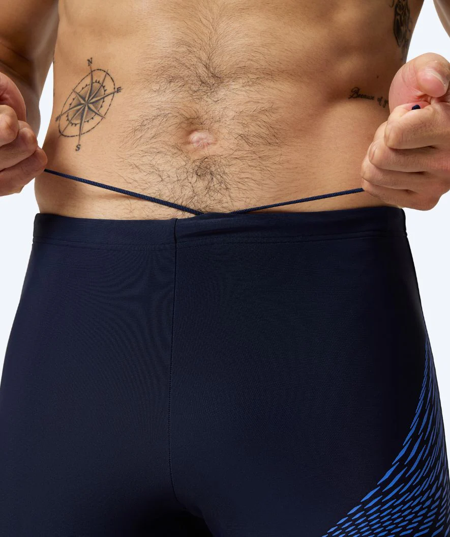 Speedo długie kąpielówki dla mężczyzn - Medley Logo - Ciemnoniebieski/jasnoniebieski - Image 4