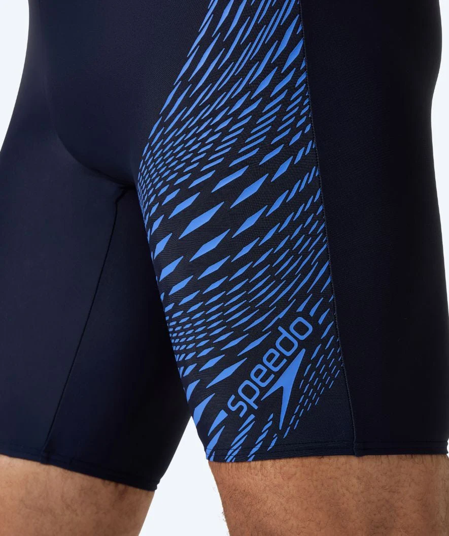 Speedo długie kąpielówki dla mężczyzn - Medley Logo - Ciemnoniebieski/jasnoniebieski - Image 5