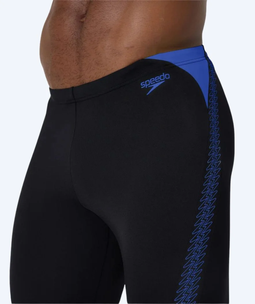 Speedo długie kąpielówki męskie - Hyperboom Splice - Czarny/ciemnoniebieski - Image 2