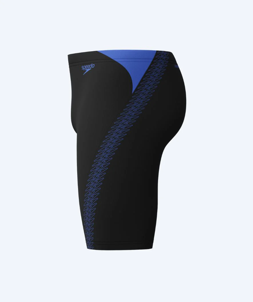Speedo długie kąpielówki męskie - Hyperboom Splice - Czarny/ciemnoniebieski - Image 7