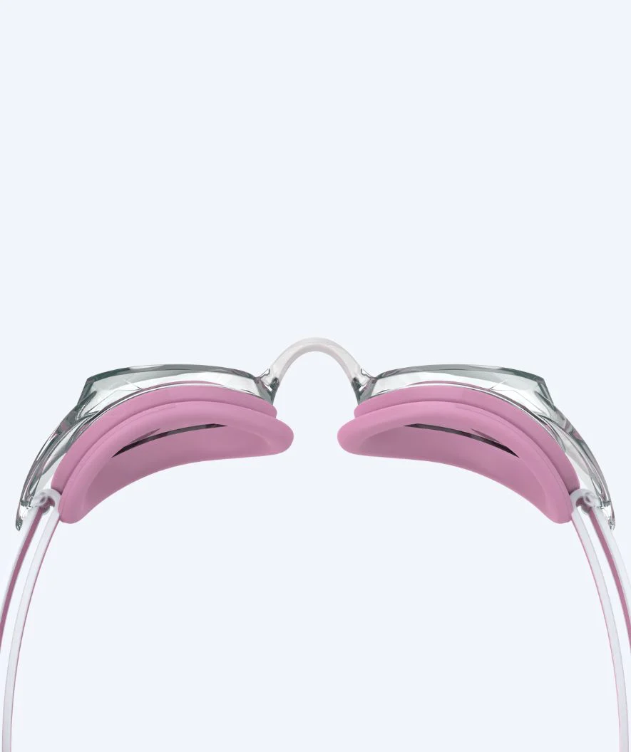 Speedo Elite okulary do pływania damskie - Vanquisher 3.0 - Jasnoróżowe/przezroczyste - Image 2