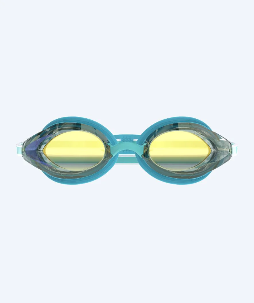 Speedo Elite okulary do pływania damskie - Vanquisher 3.0 Mirrored - Turkusowe/złote - Image 6