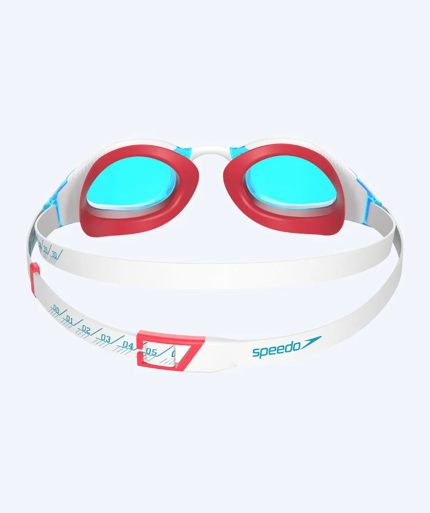 Speedo Elite okulary do pływania - Fastskin Hyper Elite - Biały/niebieski - Image 2