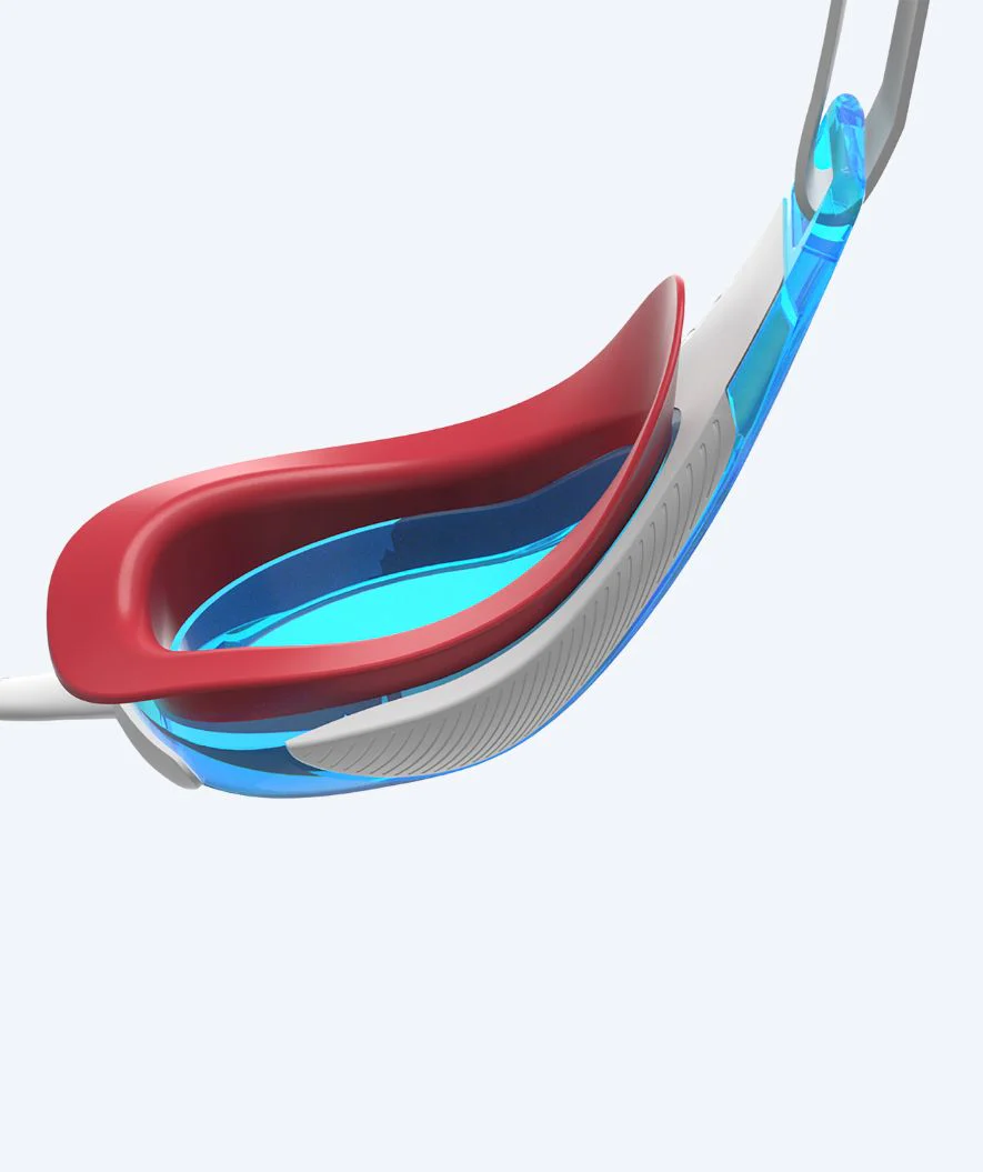 Speedo Elite okulary do pływania - Fastskin Hyper Elite - Biały/niebieski - Image 3