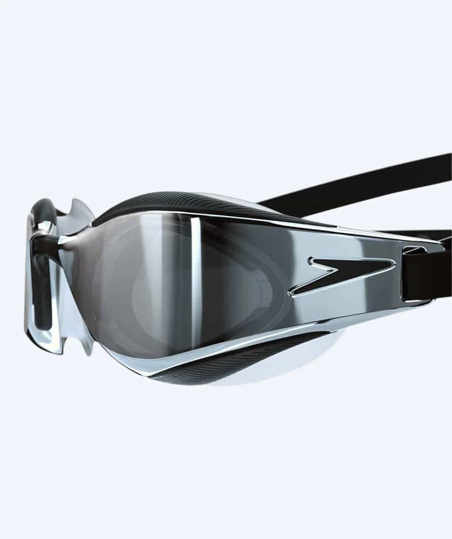 Speedo Elite okulary do pływania - Fastskin Hyper Elite Mirror - Czarny/szary - Image 2