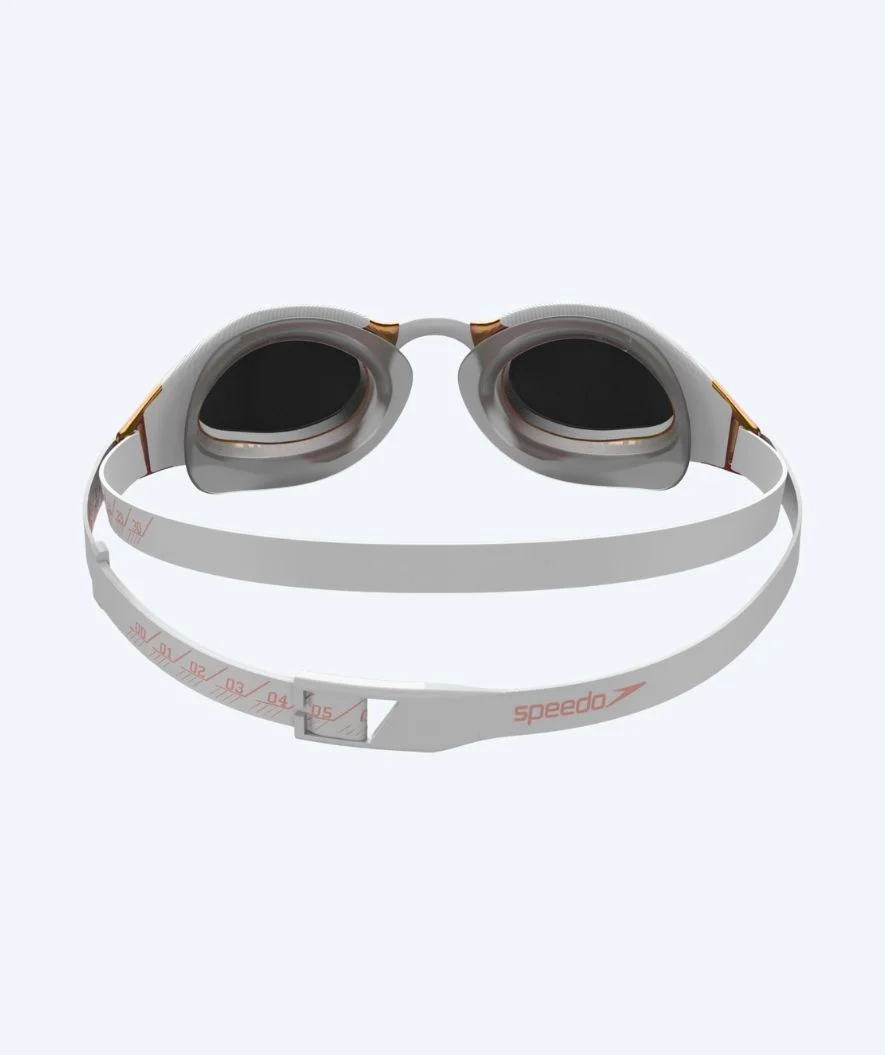 Speedo Elite okulary do pływania - Fastskin Hyper Elite Mirror - Złoty/biały - Image 2