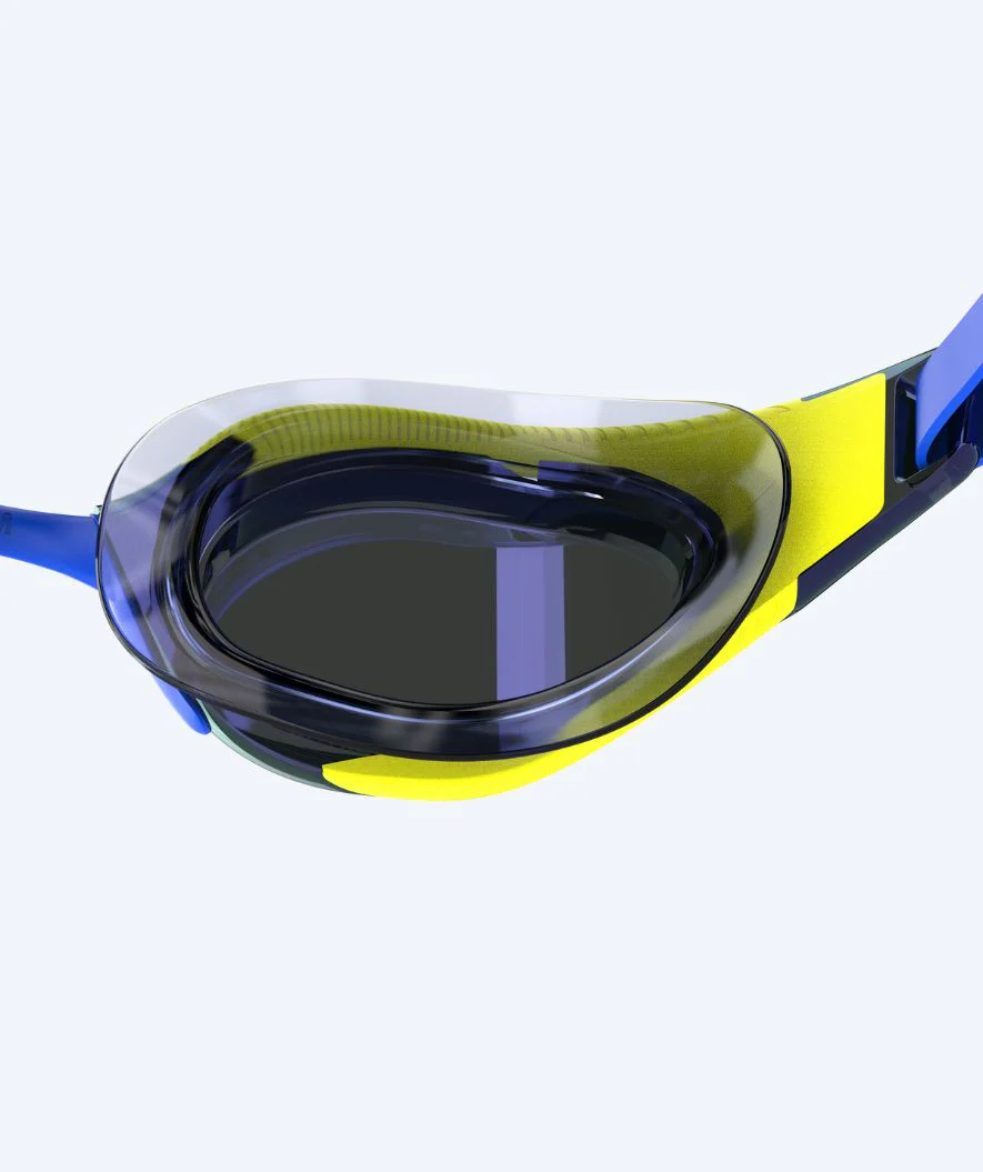 Speedo Elite okulary do pływania - Fastskin Hyper Elite Mirror - Żółty/niebieski - Image 4