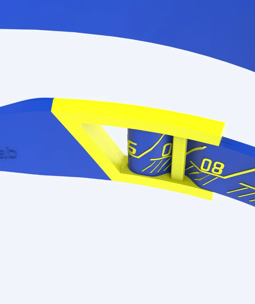 Speedo Elite okulary do pływania - Fastskin Hyper Elite Mirror - Żółty/niebieski - Image 5