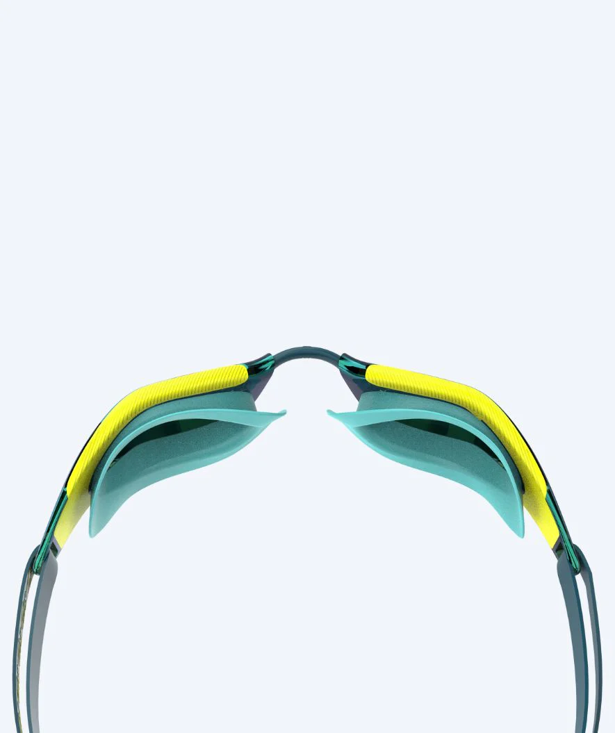 Speedo Elite okulary do pływania - Fastskin Hyper Elite Mirror - Żółty/zielony - Image 2