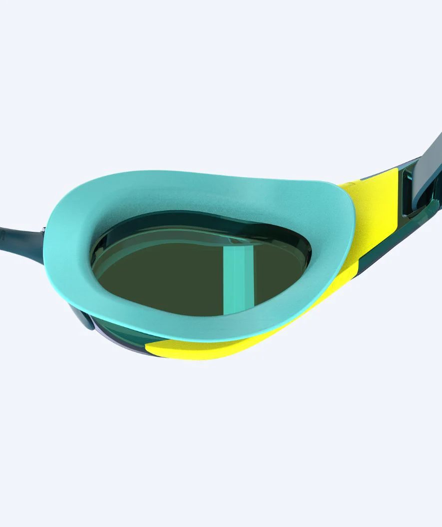 Speedo Elite okulary do pływania - Fastskin Hyper Elite Mirror - Żółty/zielony - Image 3