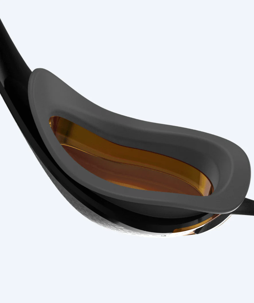 Speedo Elite okulary do pływania - Fastskin Pure Focus Mirror - Czarny/czerwony - Image 4