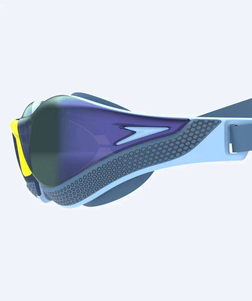 Speedo Elite okulary do pływania - Fastskin Pure Focus Mirror - Niebieski/ciemnoniebieski - Image 3